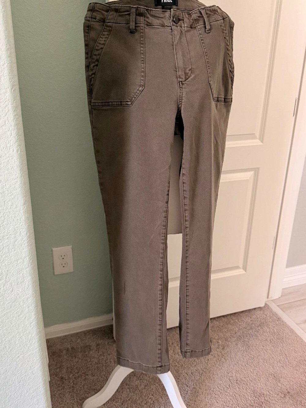 Paige Utility Chino Straight Leg Casual - Picture 4 of 4
